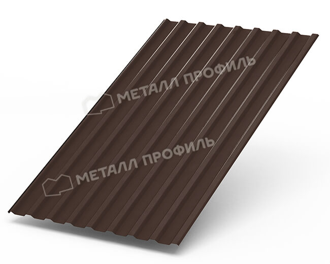 Профнастил МП20 х 1100 - A (PURETAN-20-8017-0.5) в Коломне