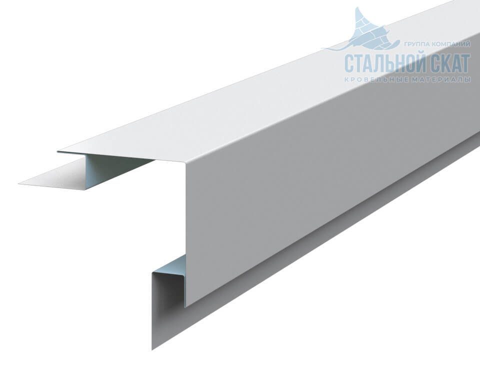 Планка угла наружного сложного 75х75х3000 NormanMP (ПЭ-01-9003-0.5) в Коломне