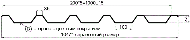 Фото: Профнастил Н60 х 845 - B (PURMAN-20-3005-0.5) в Коломне