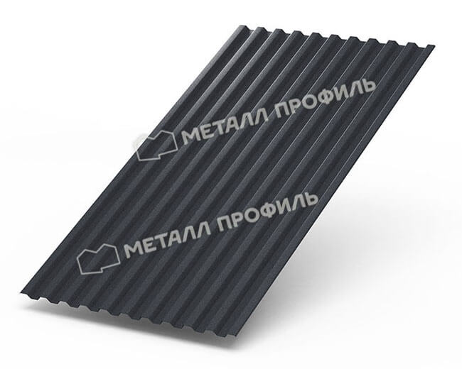 Профнастил С21 х 1000 - B (Steelmatt-20-7024-0.4±0.08мм) в Коломне