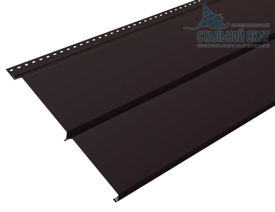 Сайдинг Lбрус-XL-14х335 (VALORI-20-DarkBrown-0.5) в Коломне