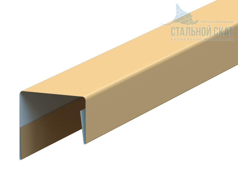 Планка П-образная 23х22х2000 NormanMP (ПЭ-01-1015-0.5) в Коломне