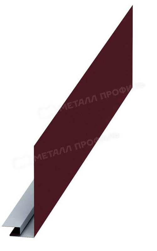 Планка карнизного свеса сложная 185х50х2000 NormanMP (ПЭ-01-3005-0.5)